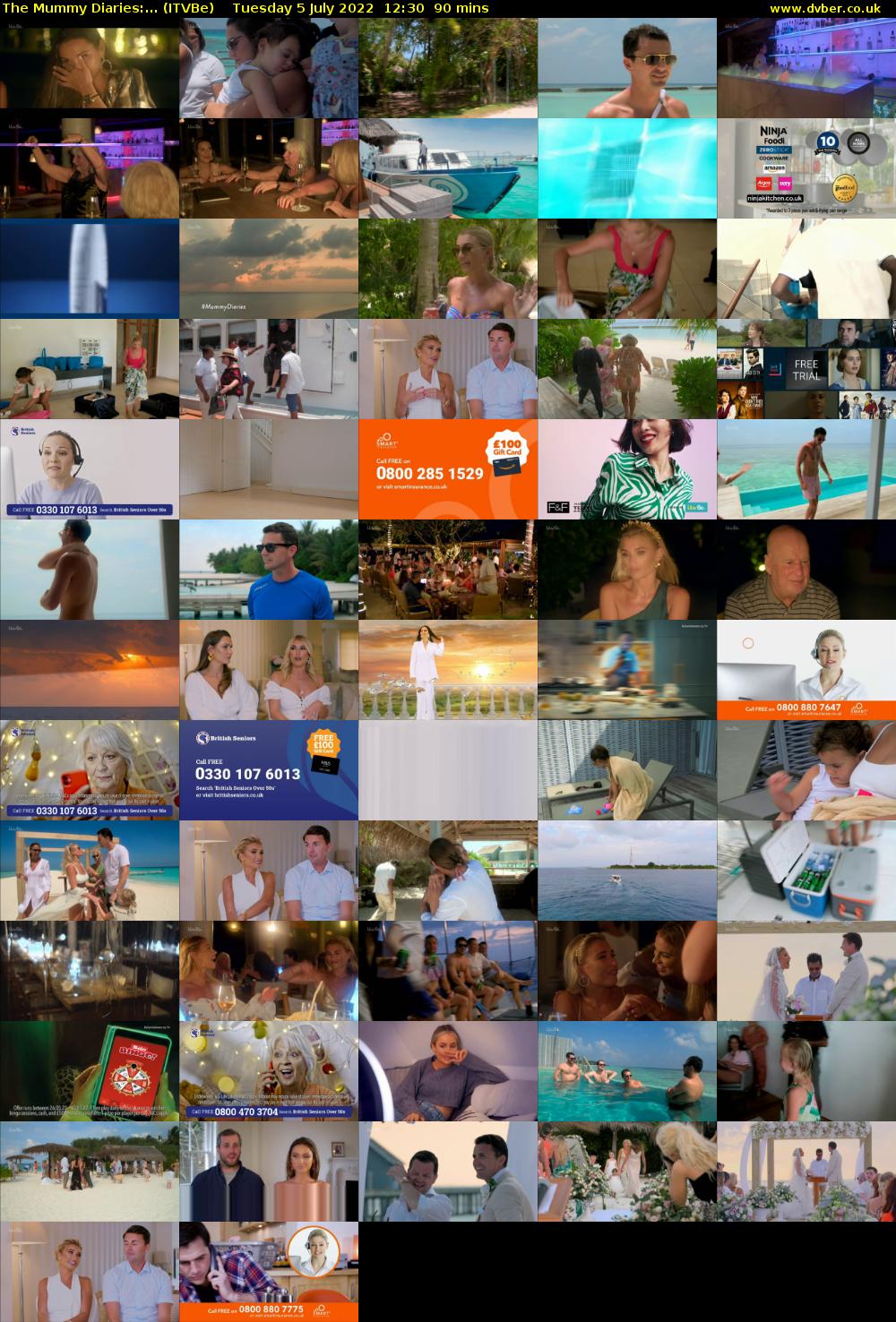 The Mummy Diaries:... (ITVBe) Tuesday 5 July 2022 12:30 - 14:00