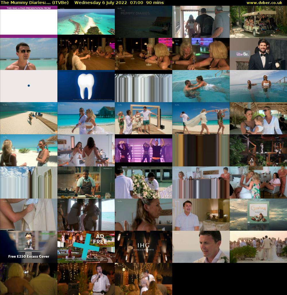 The Mummy Diaries:... (ITVBe) Wednesday 6 July 2022 07:00 - 08:30