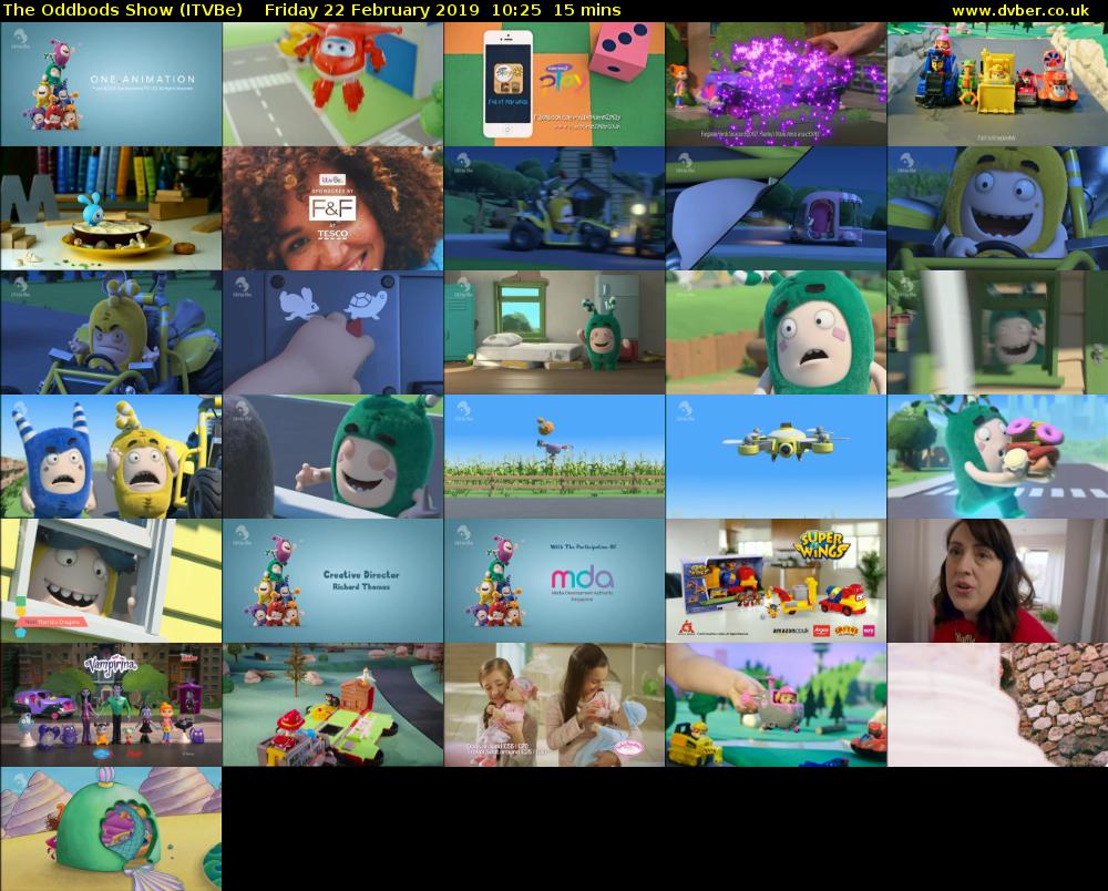 The Oddbods Show (ITVBe) Friday 22 February 2019 10:25 - 10:40