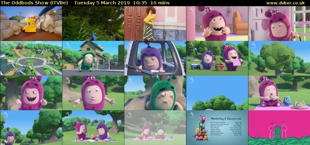 The Oddbods Show (ITVBe) Tuesday 5 March 2019 10:35 - 10:45