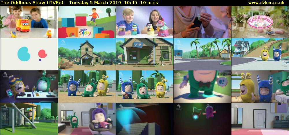 The Oddbods Show (ITVBe) Tuesday 5 March 2019 10:45 - 10:55
