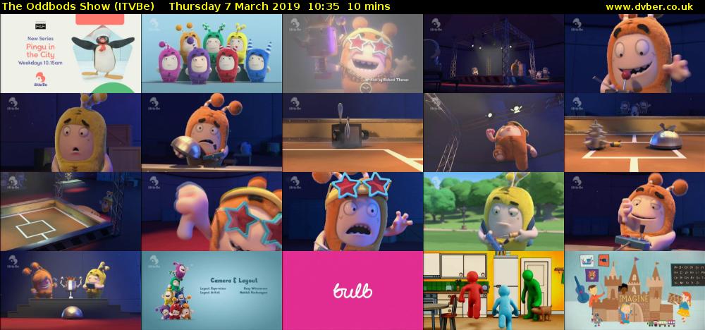 The Oddbods Show (ITVBe) Thursday 7 March 2019 10:35 - 10:45