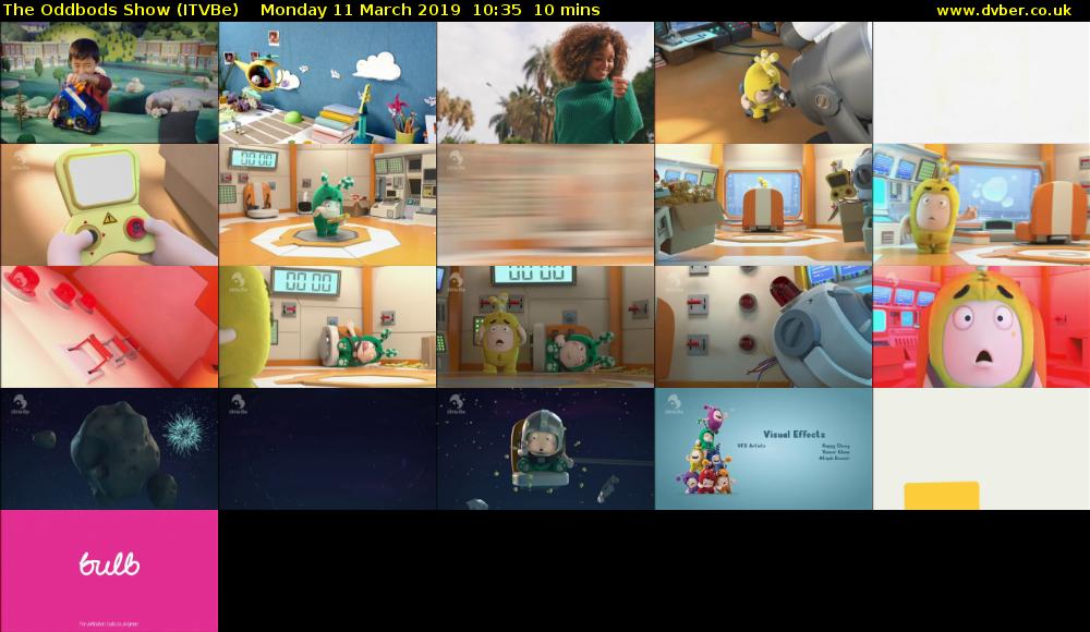 The Oddbods Show (ITVBe) Monday 11 March 2019 10:35 - 10:45