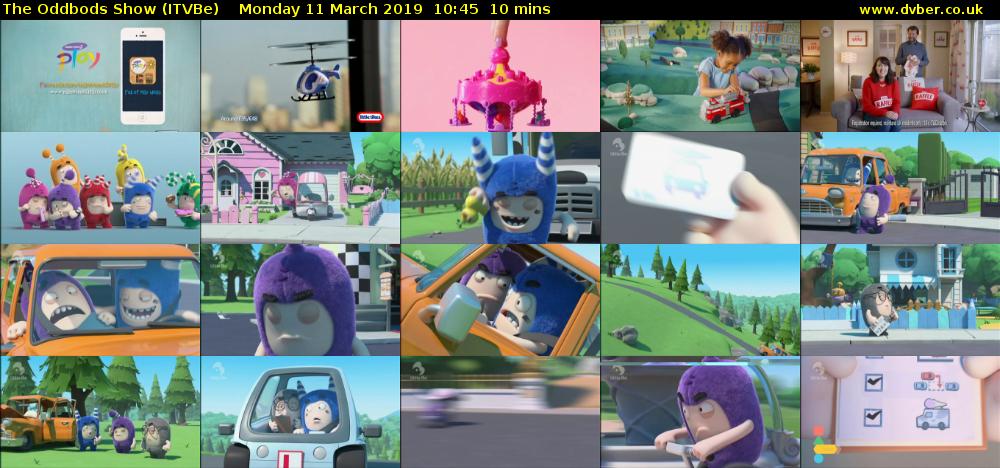 The Oddbods Show (ITVBe) Monday 11 March 2019 10:45 - 10:55
