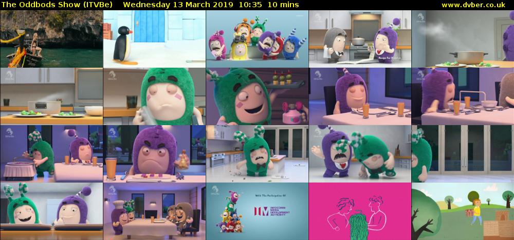 The Oddbods Show (ITVBe) Wednesday 13 March 2019 10:35 - 10:45