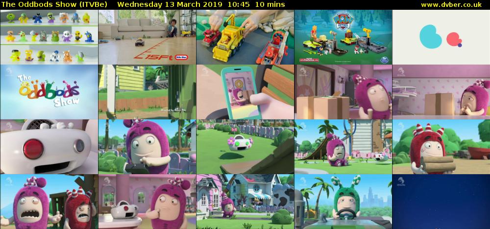 The Oddbods Show (ITVBe) Wednesday 13 March 2019 10:45 - 10:55
