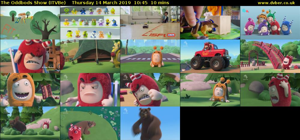 The Oddbods Show (ITVBe) Thursday 14 March 2019 10:45 - 10:55