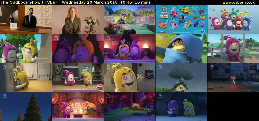 The Oddbods Show (ITVBe) Wednesday 20 March 2019 10:45 - 10:55