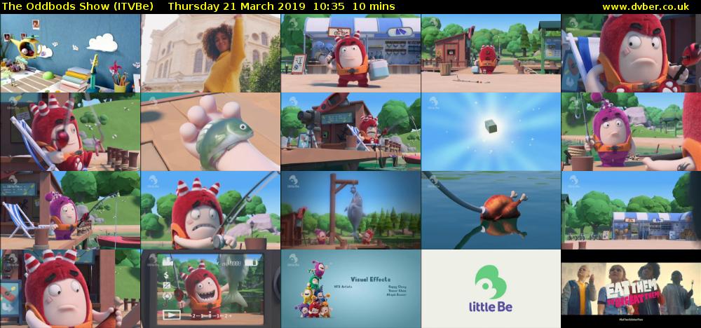 The Oddbods Show (ITVBe) Thursday 21 March 2019 10:35 - 10:45