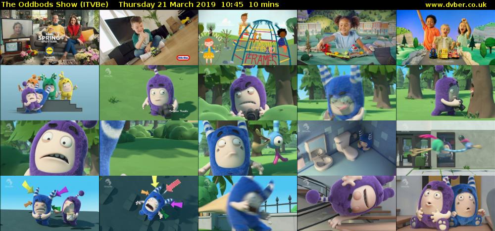 The Oddbods Show (ITVBe) Thursday 21 March 2019 10:45 - 10:55