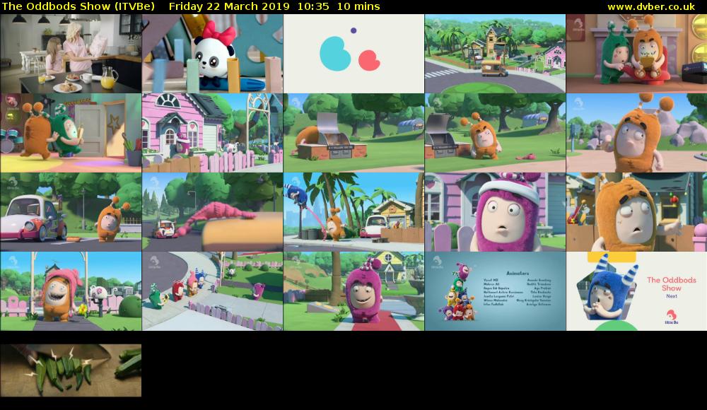 The Oddbods Show (ITVBe) Friday 22 March 2019 10:35 - 10:45