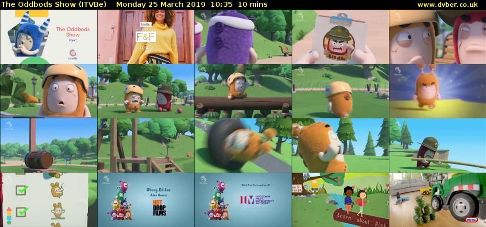 The Oddbods Show (ITVBe) Monday 25 March 2019 10:35 - 10:45