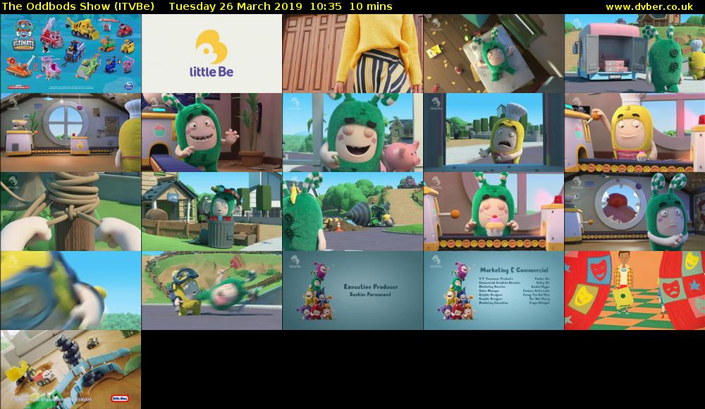 The Oddbods Show (ITVBe) Tuesday 26 March 2019 10:35 - 10:45