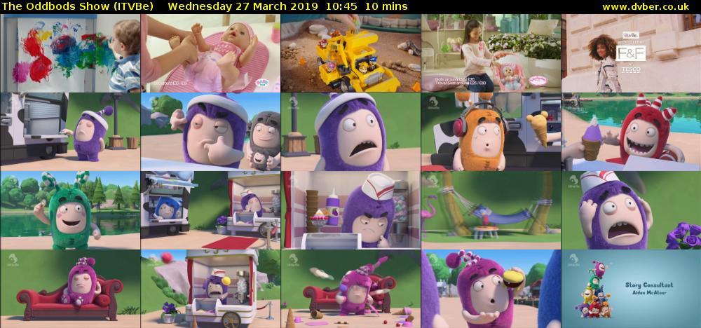 The Oddbods Show (ITVBe) Wednesday 27 March 2019 10:45 - 10:55