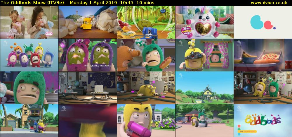 The Oddbods Show (ITVBe) Monday 1 April 2019 10:45 - 10:55