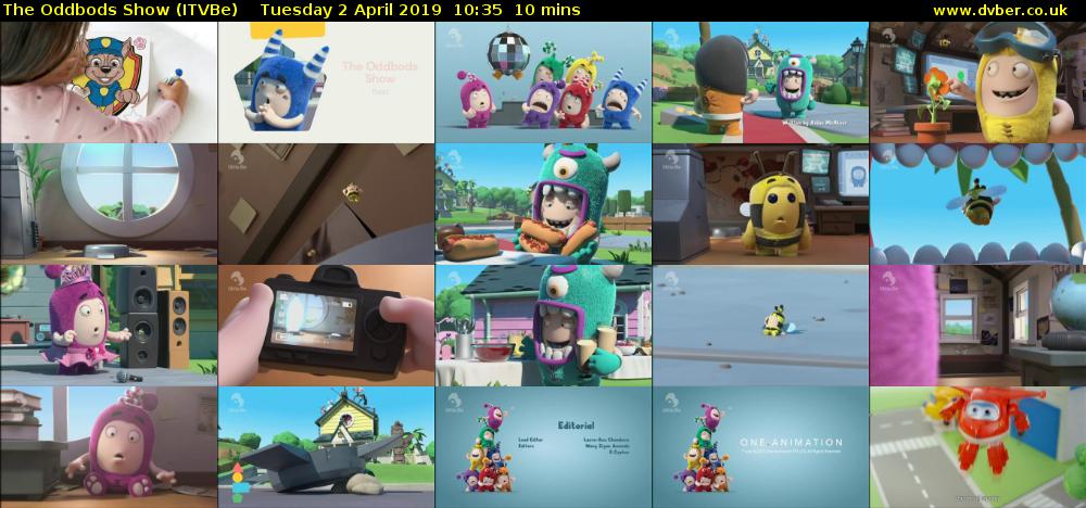 The Oddbods Show (ITVBe) Tuesday 2 April 2019 10:35 - 10:45