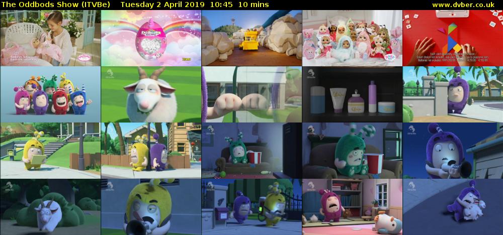 The Oddbods Show (ITVBe) Tuesday 2 April 2019 10:45 - 10:55