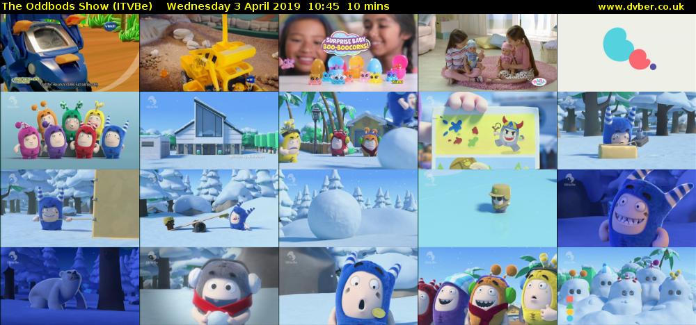 The Oddbods Show (ITVBe) Wednesday 3 April 2019 10:45 - 10:55