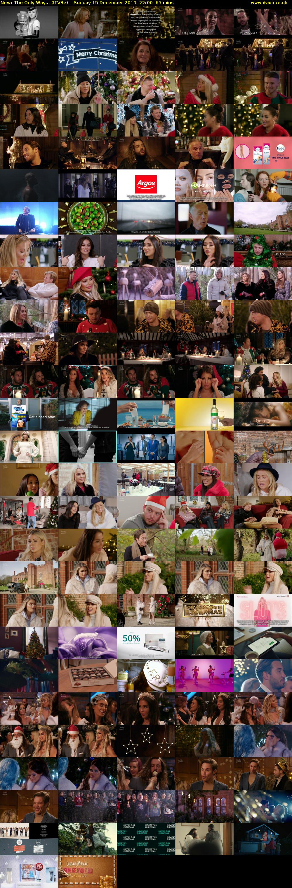 The Only Way... (ITVBe) Sunday 15 December 2019 22:00 - 23:05