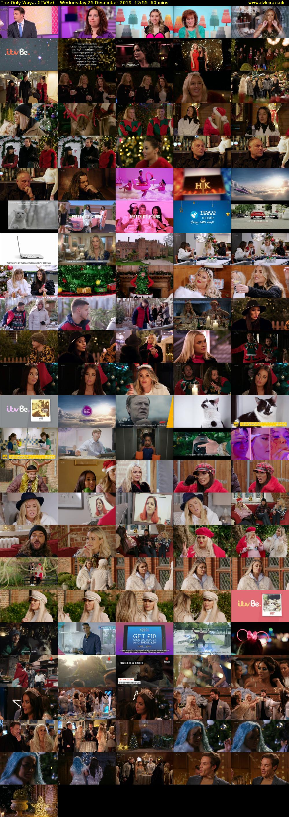 The Only Way... (ITVBe) Wednesday 25 December 2019 12:55 - 13:55