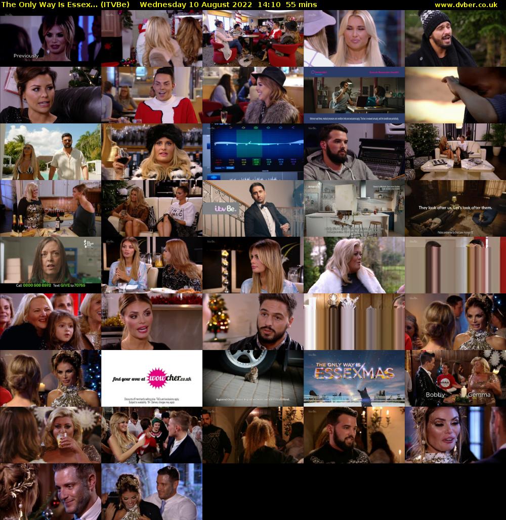 The Only Way Is Essex... (ITVBe) Wednesday 10 August 2022 14:10 - 15:05