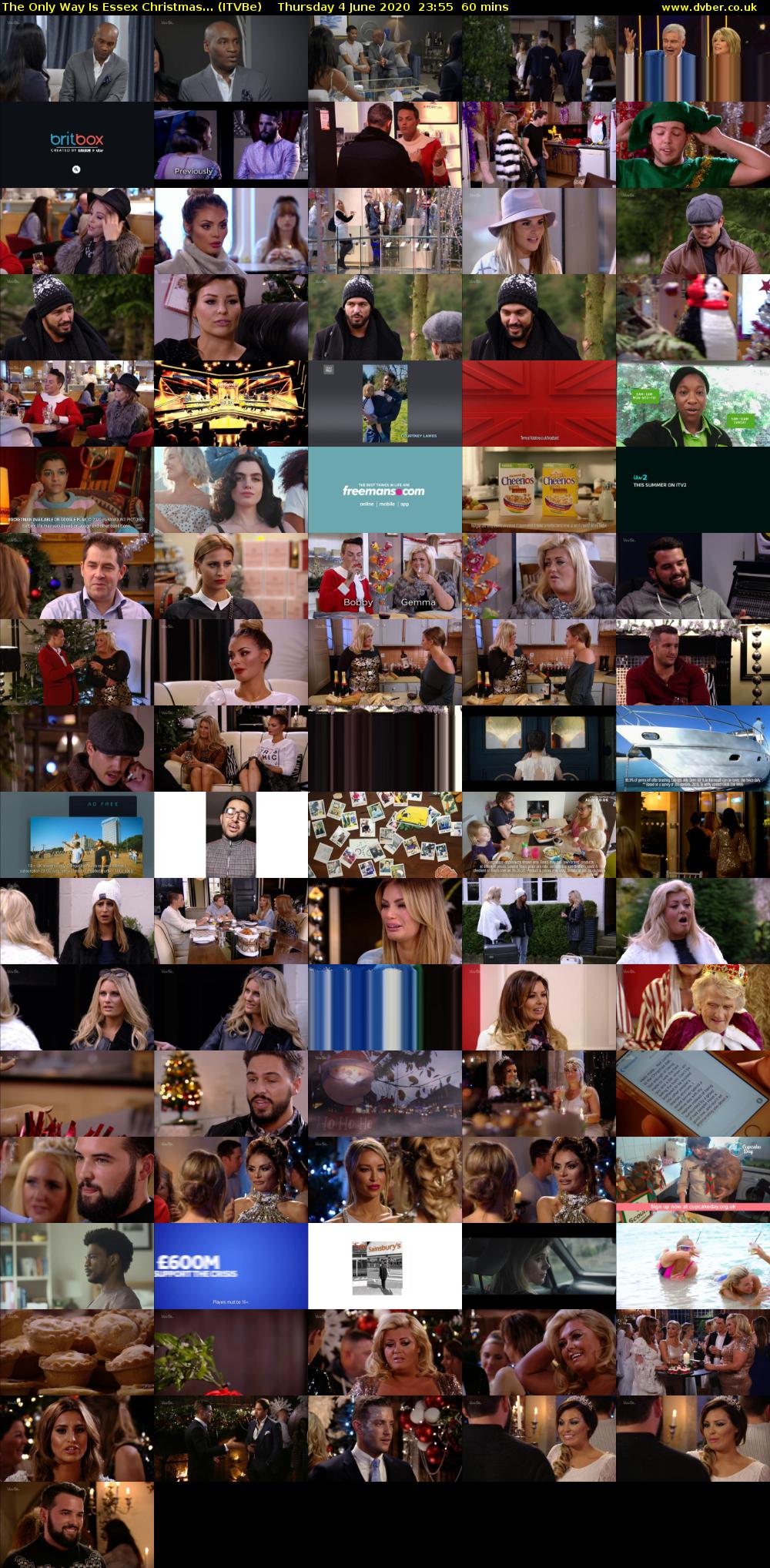 The Only Way Is Essex Christmas... (ITVBe) Thursday 4 June 2020 23:55 - 00:55