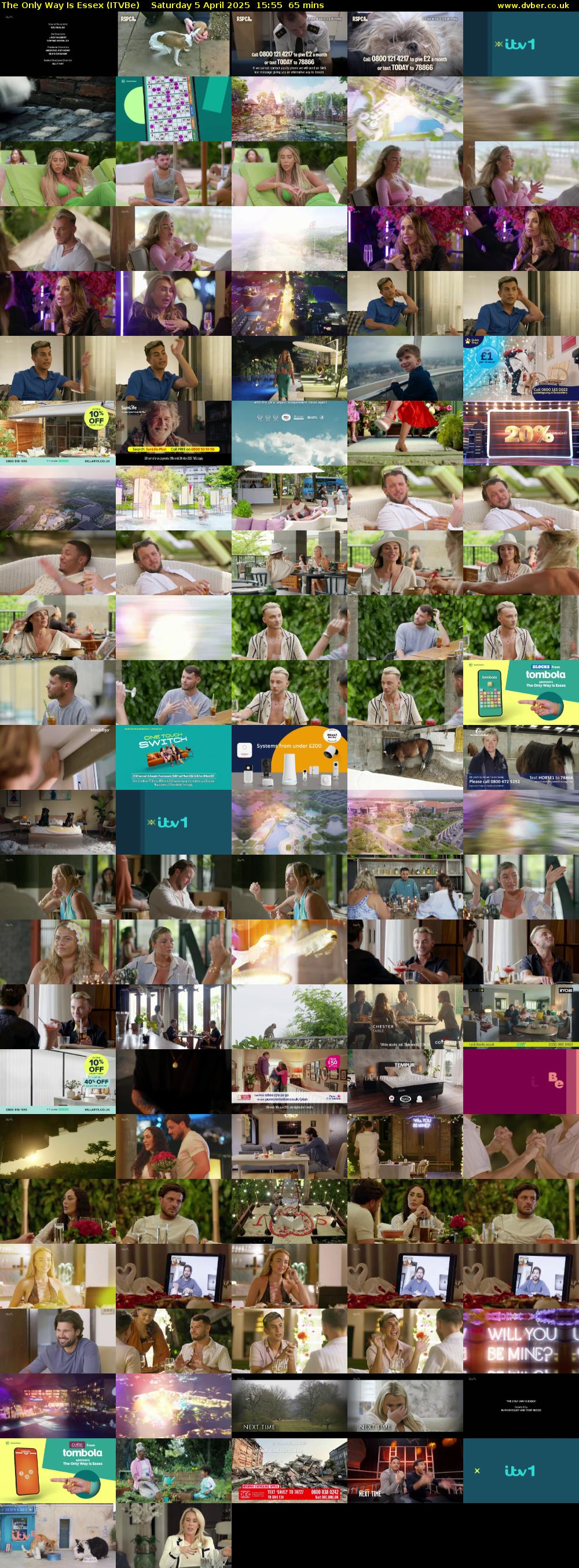 The Only Way Is Essex (ITVBe) Saturday 5 April 2025 15:55 - 17:00