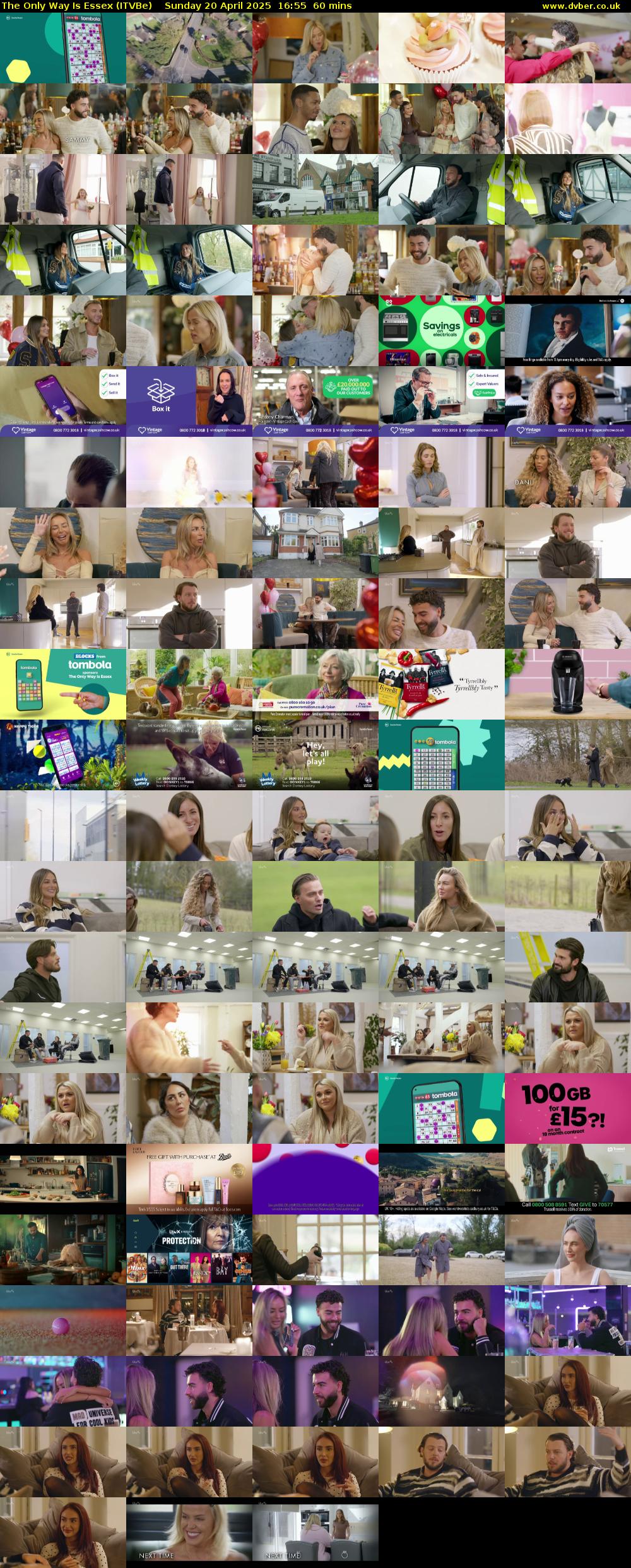 The Only Way Is Essex (ITVBe) Sunday 20 April 2025 16:55 - 17:55