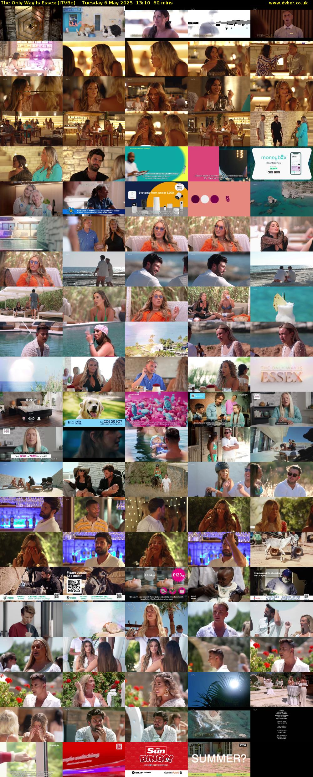The Only Way Is Essex (ITVBe) Tuesday 6 May 2025 13:10 - 14:10