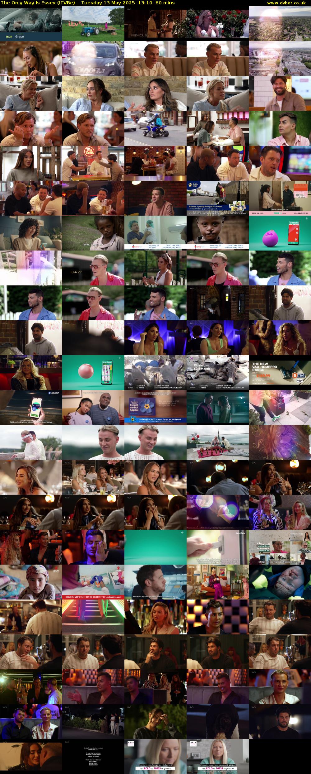 The Only Way Is Essex (ITVBe) Tuesday 13 May 2025 13:10 - 14:10