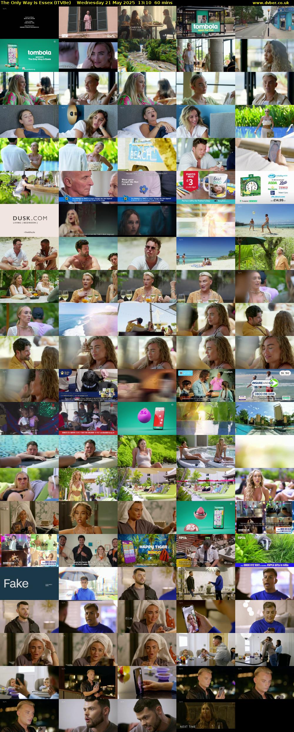 The Only Way Is Essex (ITVBe) Wednesday 21 May 2025 13:10 - 14:10