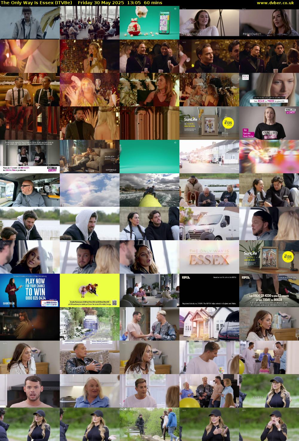 The Only Way Is Essex (ITVBe) Friday 30 May 2025 13:05 - 14:05