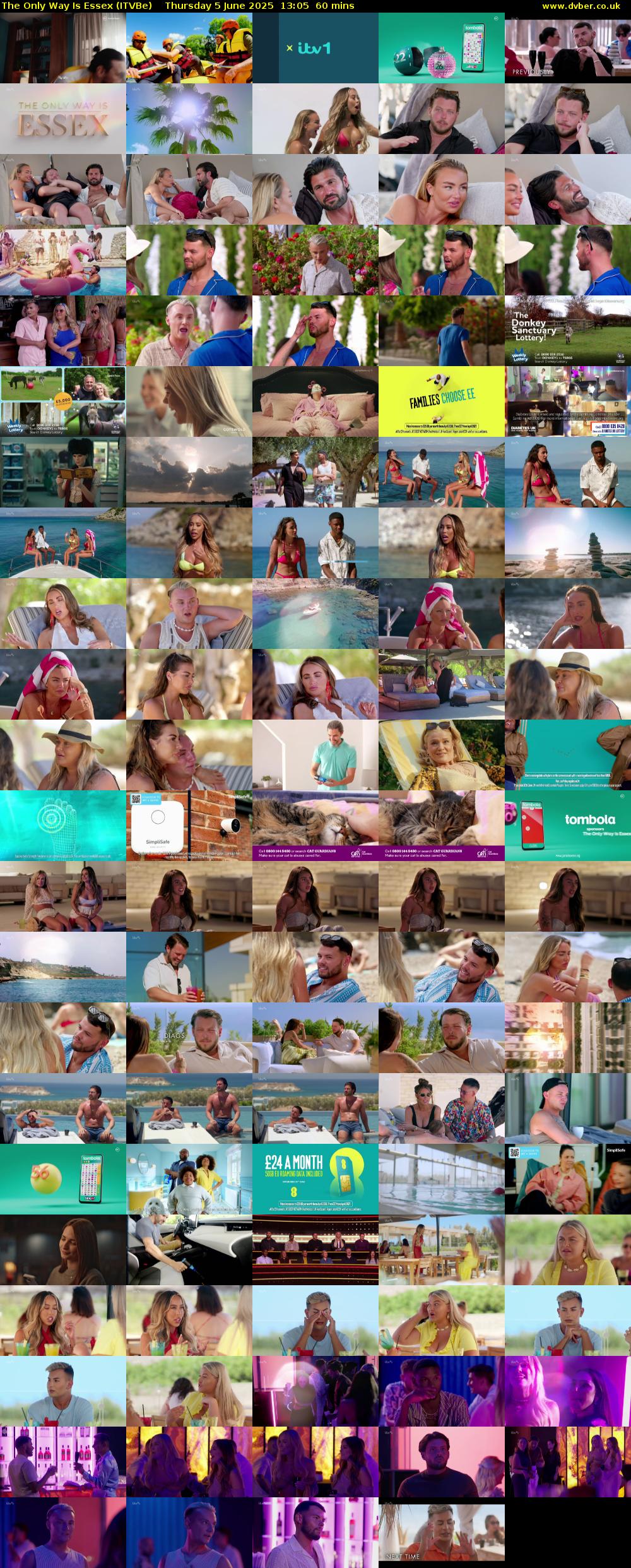 The Only Way Is Essex (ITVBe) Thursday 5 June 2025 13:05 - 14:05