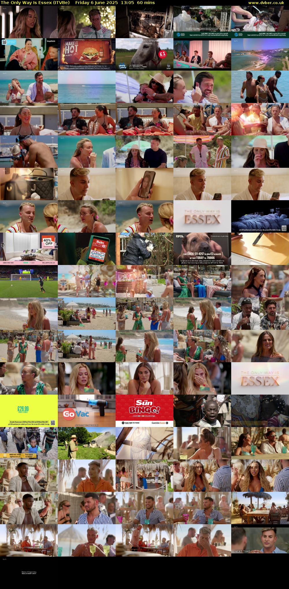 The Only Way Is Essex (ITVBe) Friday 6 June 2025 13:05 - 14:05