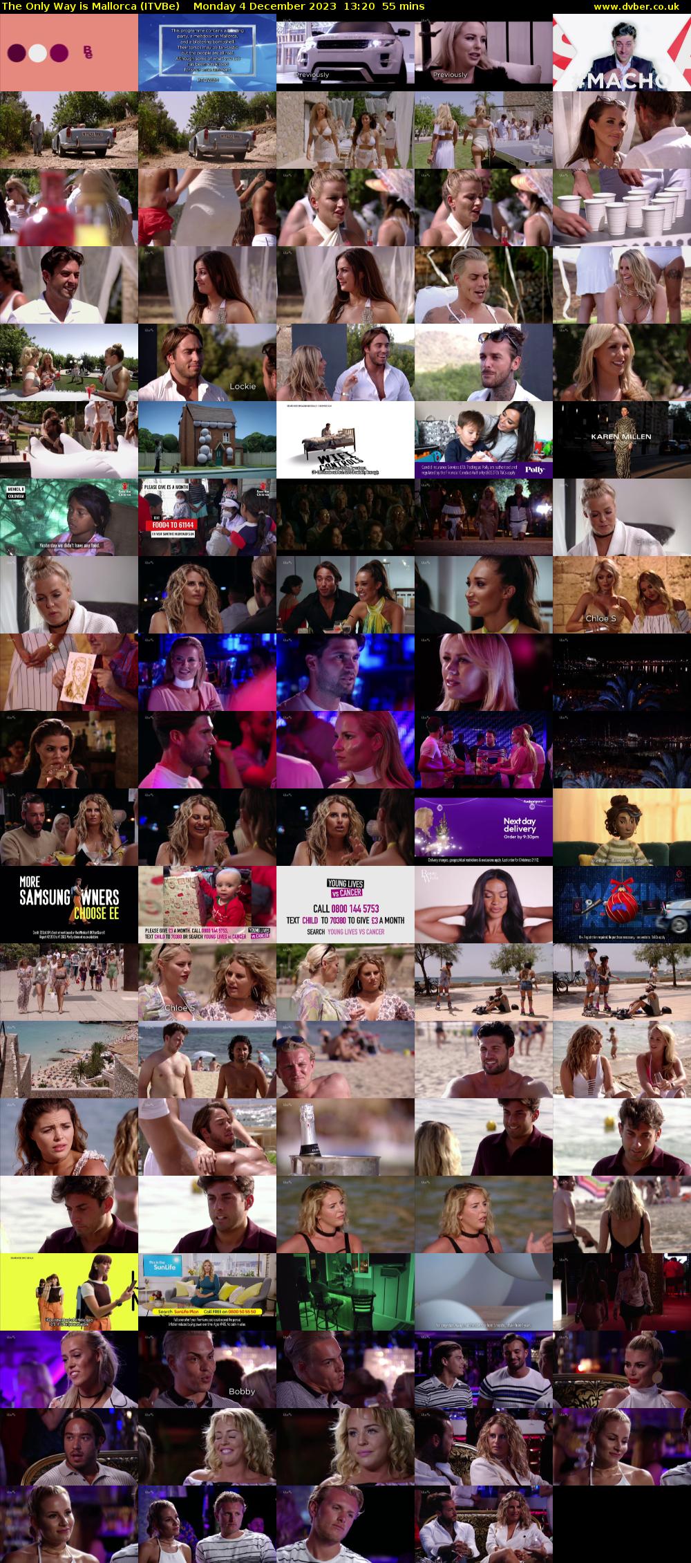 The Only Way Is Mallorca (ITVBe) Monday 4 December 2023 13:20 - 14:15