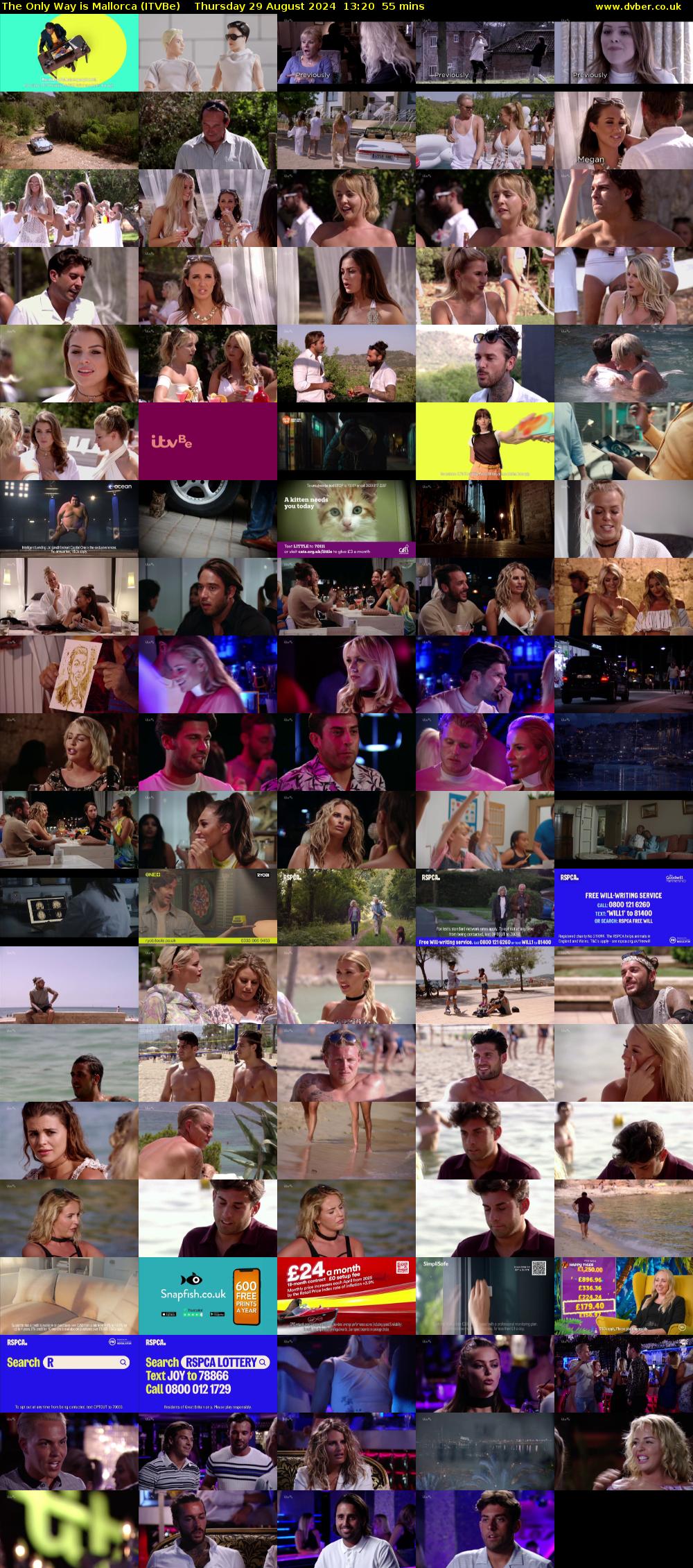 The Only Way Is Mallorca (ITVBe) Thursday 29 August 2024 13:20 - 14:15