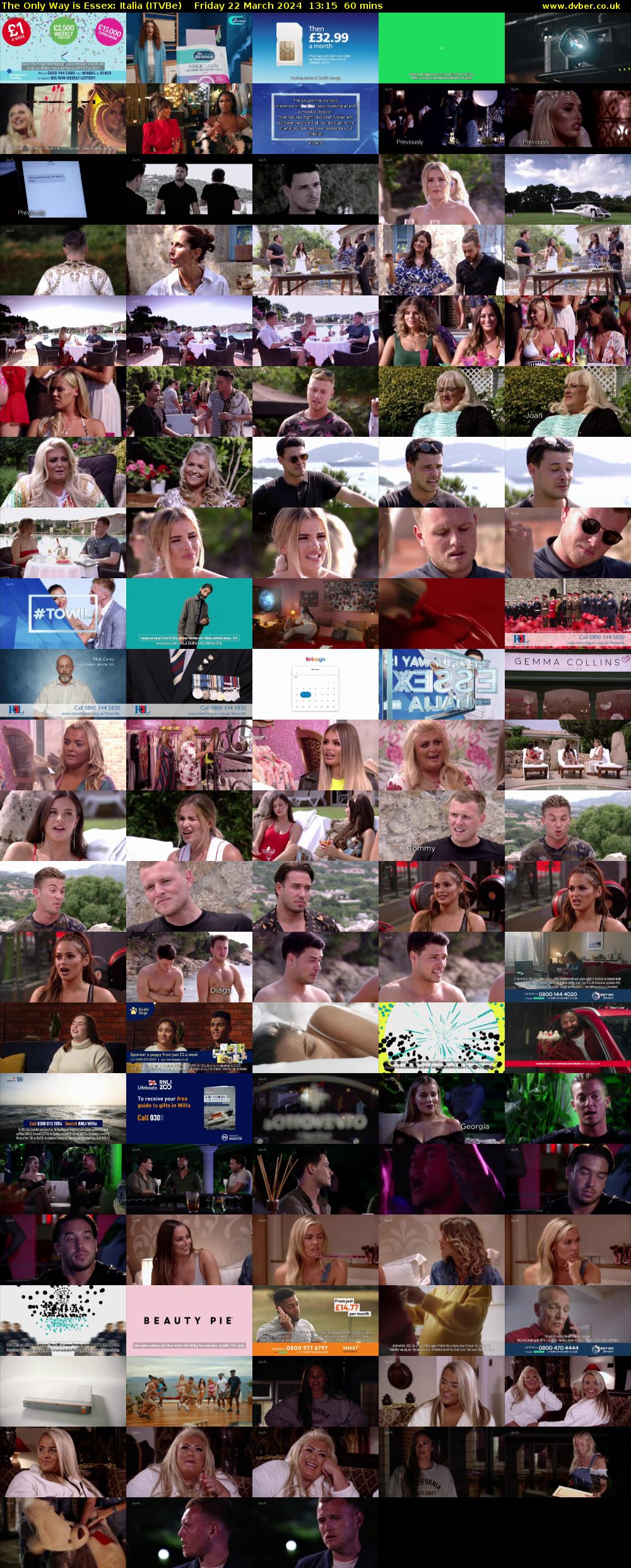 The Only Way is Essex: Italia (ITVBe) Friday 22 March 2024 13:15 - 14:15