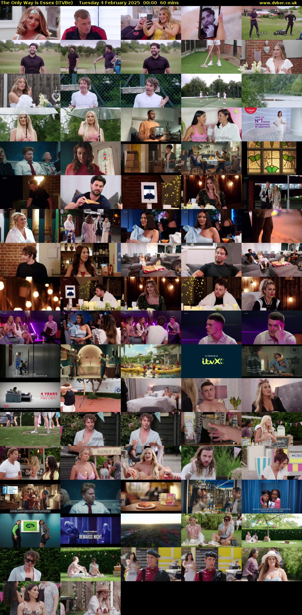 The Only Way is Essex (ITVBe) Tuesday 4 February 2025 00:00 - 01:00