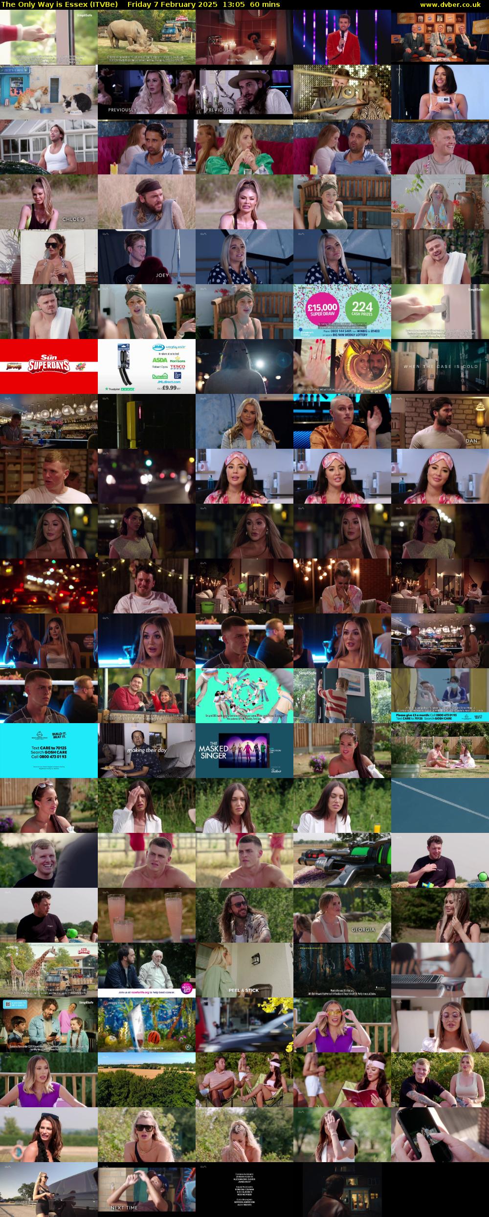 The Only Way is Essex (ITVBe) Friday 7 February 2025 13:05 - 14:05