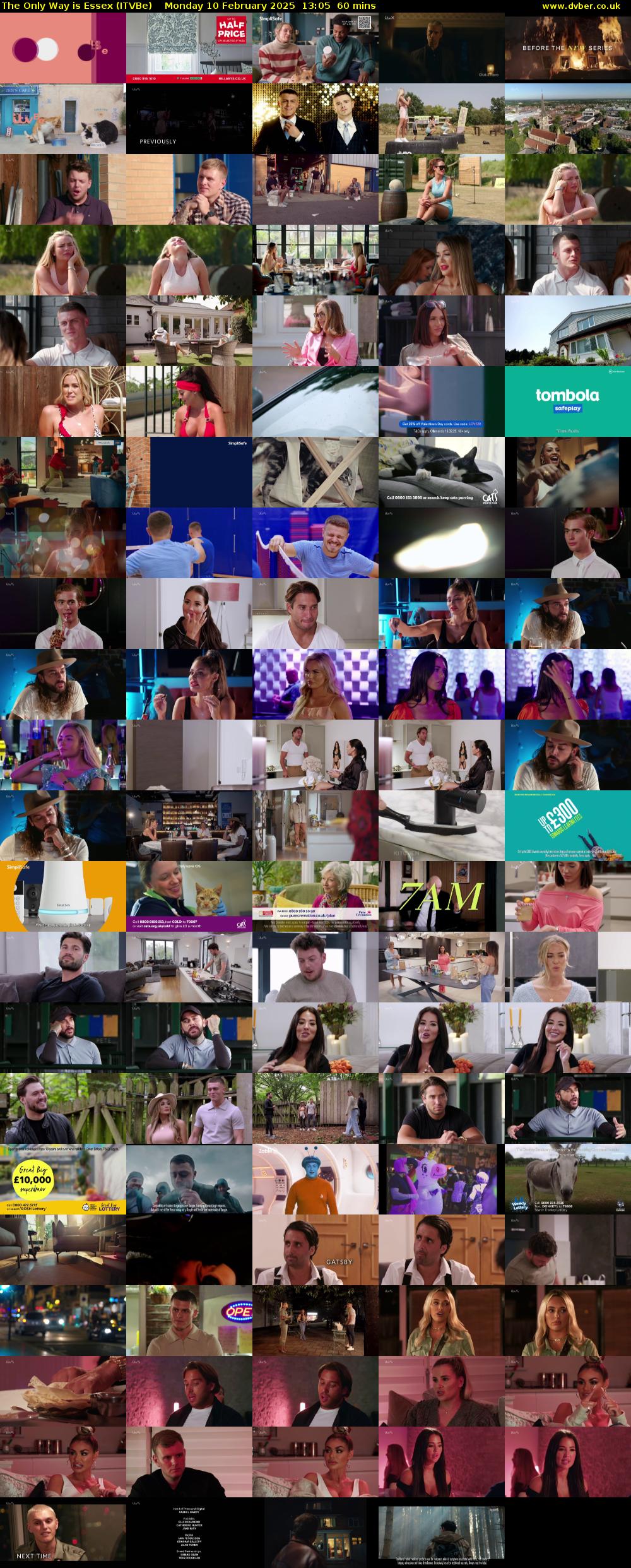 The Only Way is Essex (ITVBe) Monday 10 February 2025 13:05 - 14:05