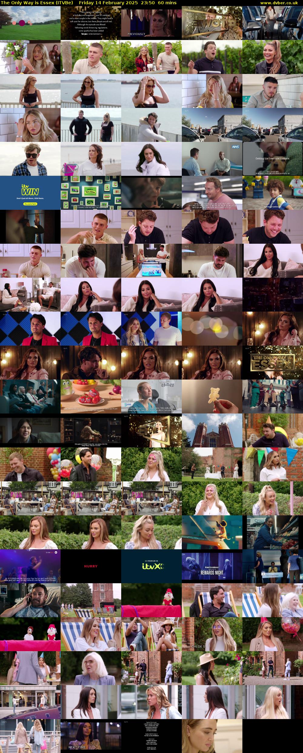 The Only Way is Essex (ITVBe) Friday 14 February 2025 23:50 - 00:50