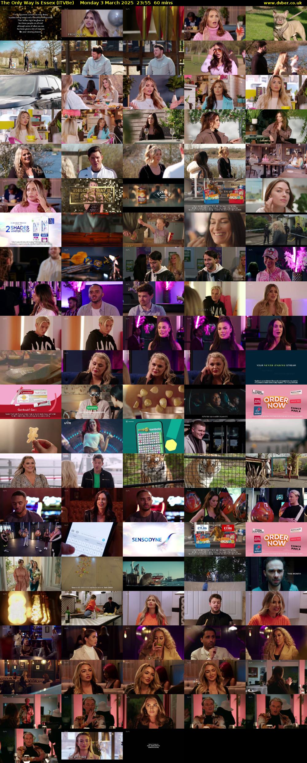 The Only Way is Essex (ITVBe) Monday 3 March 2025 23:55 - 00:55