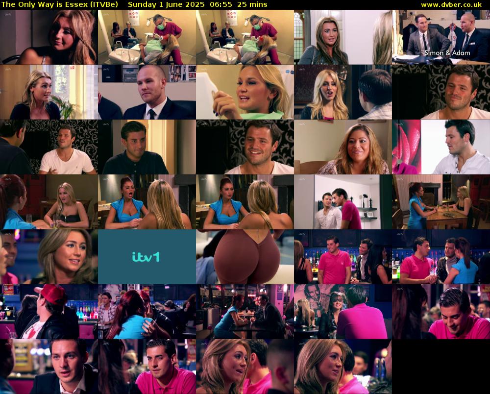 The Only Way is Essex (ITVBe) Sunday 1 June 2025 06:55 - 07:20