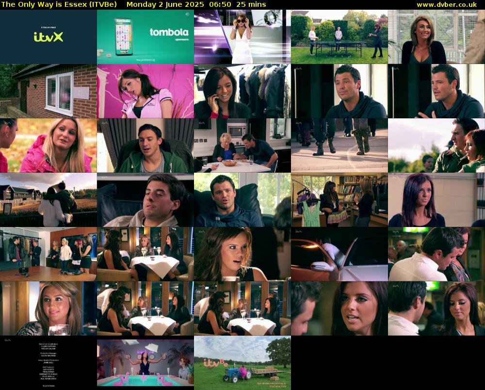 The Only Way is Essex (ITVBe) Monday 2 June 2025 06:50 - 07:15