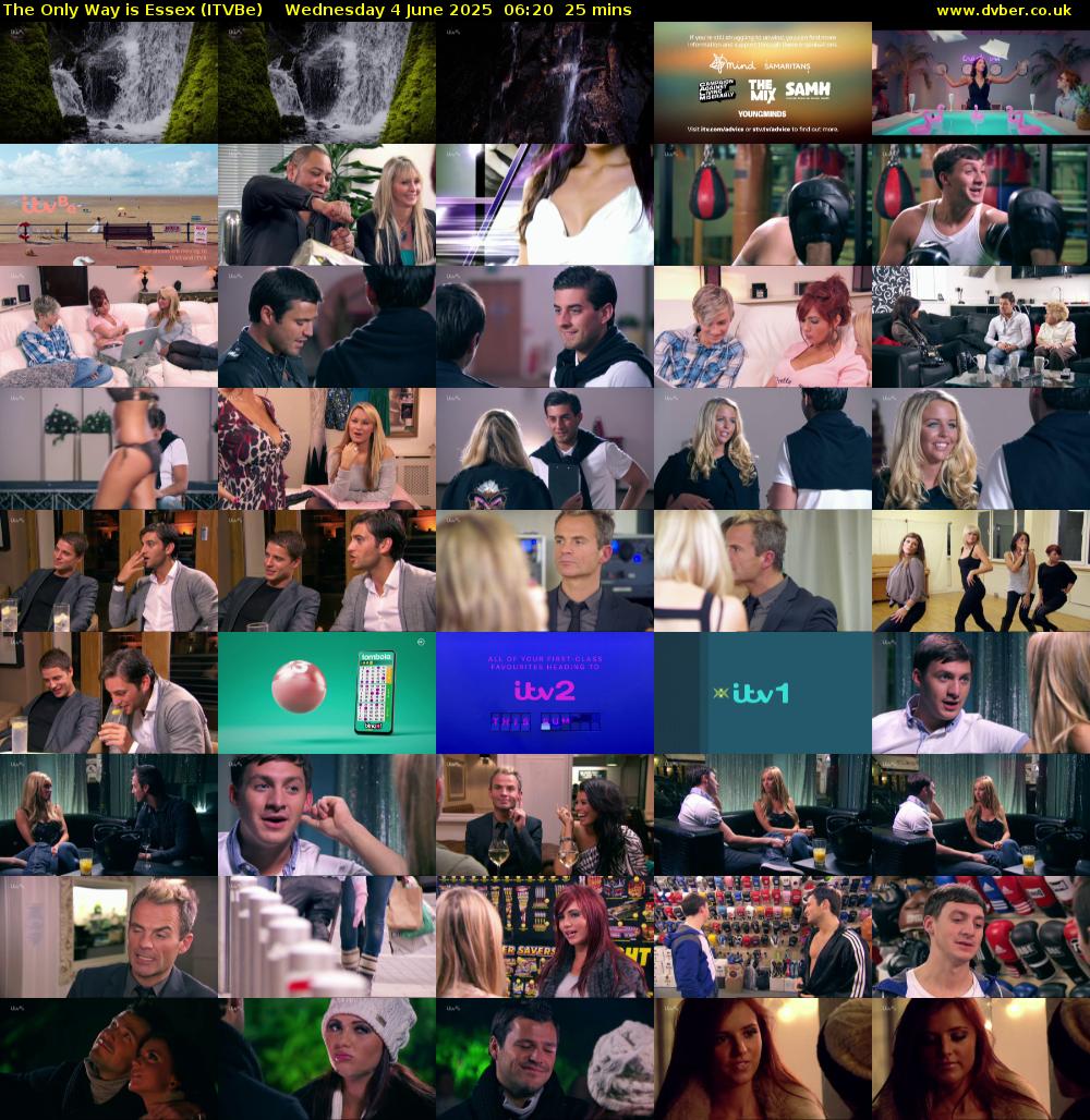 The Only Way is Essex (ITVBe) Wednesday 4 June 2025 06:20 - 06:45