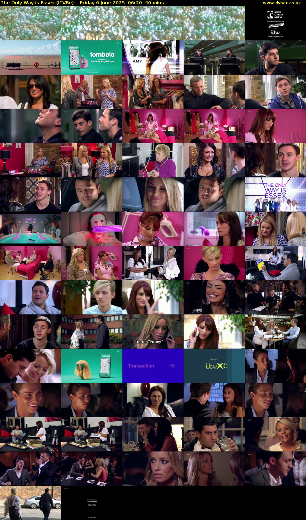 The Only Way is Essex (ITVBe) Friday 6 June 2025 06:20 - 07:00