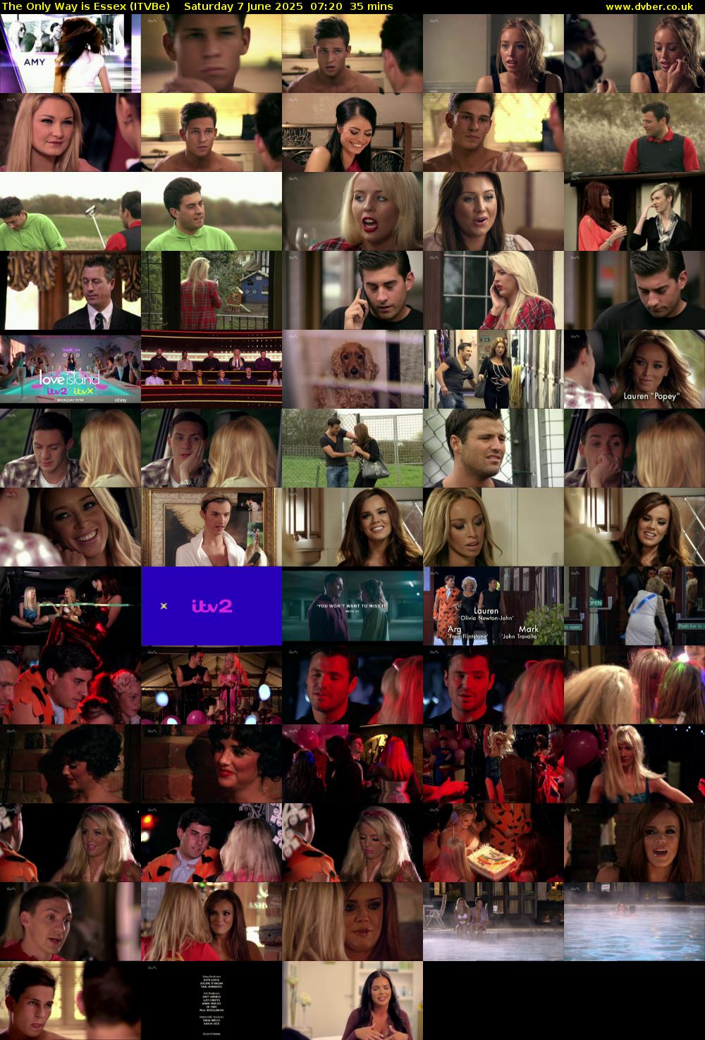 The Only Way is Essex (ITVBe) Saturday 7 June 2025 07:20 - 07:55