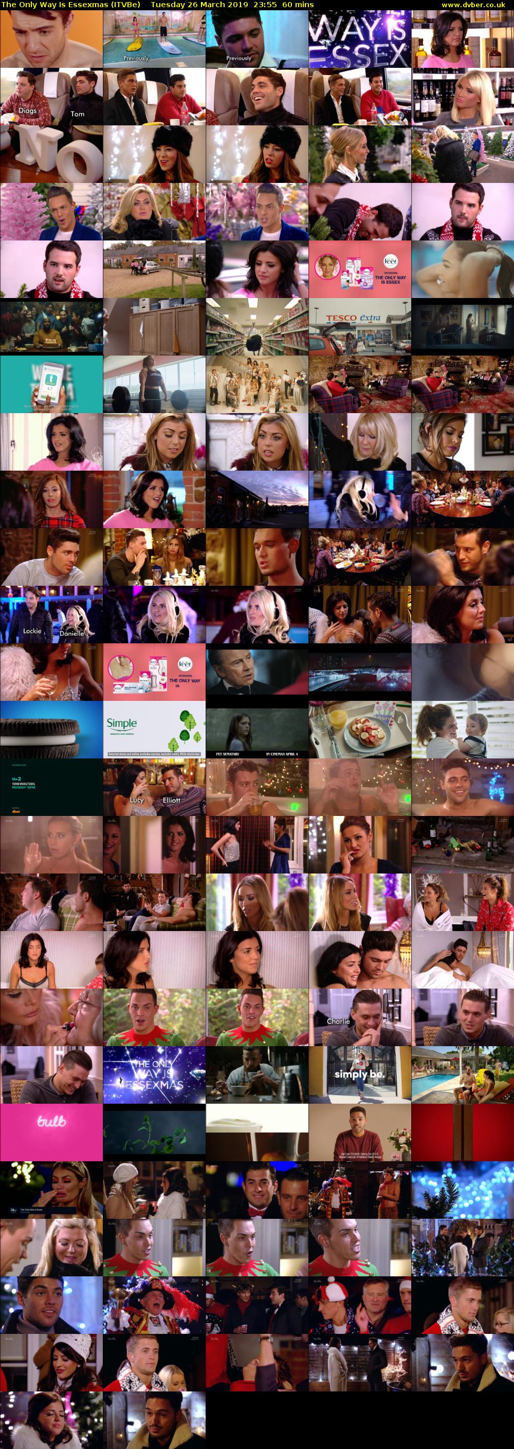 The Only Way is Essexmas (ITVBe) Tuesday 26 March 2019 23:55 - 00:55