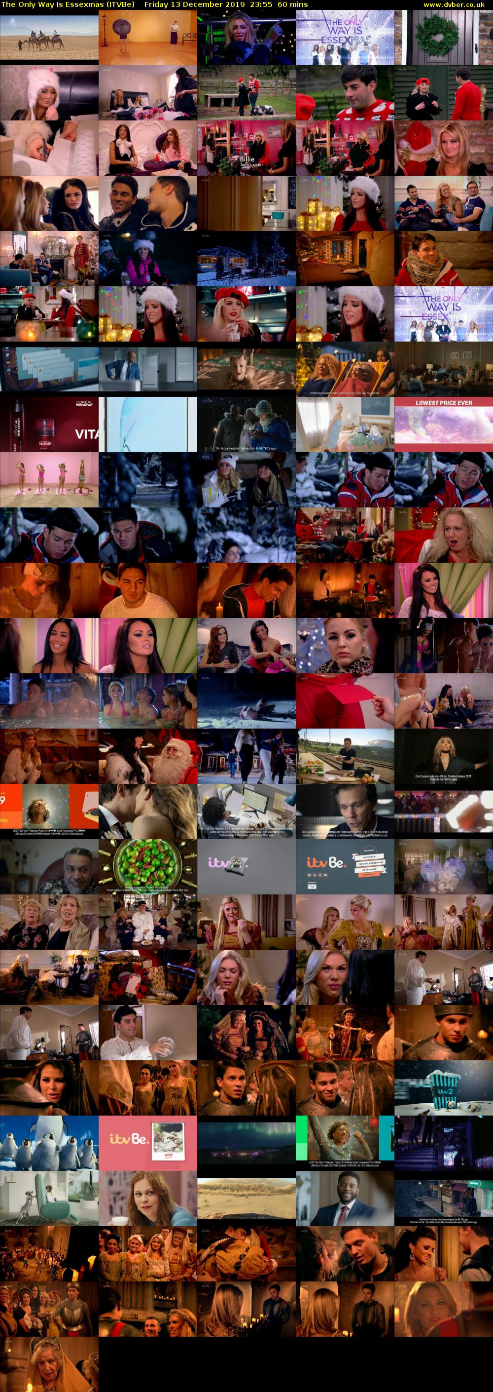 The Only Way is Essexmas (ITVBe) Friday 13 December 2019 23:55 - 00:55