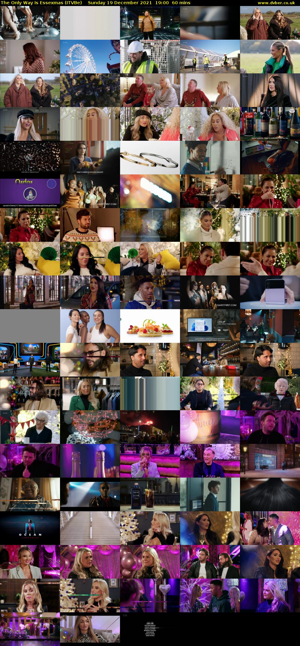The Only Way is Essexmas (ITVBe) Sunday 19 December 2021 19:00 - 20:00